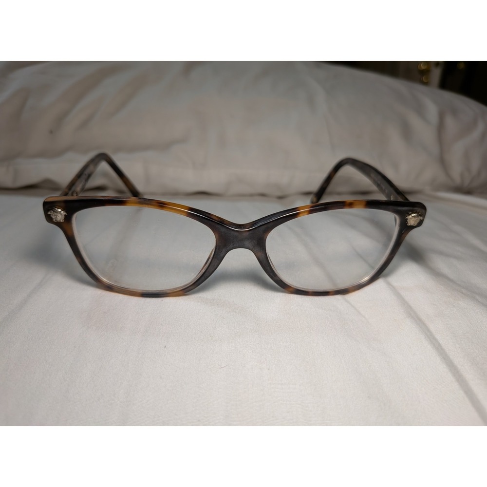 Versace Eyeglasses, Frames Only, 3153 944 Brown Tort, 51-16-135, Plastic, Italy